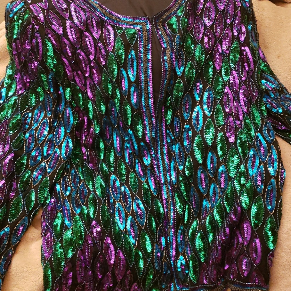 Multi Color Sequin Jacket